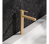 KEUCO IXMO Mitigeur monocommande de lavabo plat 59510253100 saillie 159mm, sans garniture de vidange , laiton brossé