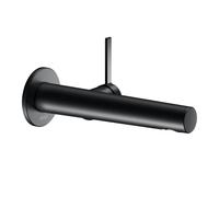 KEUCO Mitigeur lavabo monocommandé encastré IXMO Pure 197 mm rosace ronde noir mat 59516371101