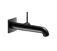 KEUCO Mitigeur monocommandé IXMO Soft pour lavabo encastré 225mm rosace carrée Noir Mat 59516371202