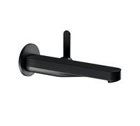 KEUCO Mitigeur monocommandé encastré pour lavabo IXMO Flat 225 mm rosace ronde Noir mat