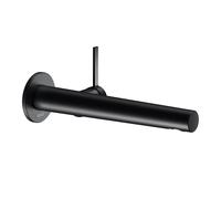KEUCO Mitigeur lavabo IXMO 59516372101 saillie 243 mm noir mat montage mural rosace ronde