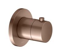 KEUCO IXMO Mitigeur thermostatique encastré, rosace ronde, 59553290001, Couleur: rouge or brossÃ©