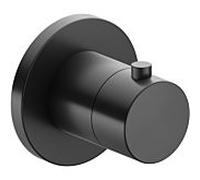 Keuco IXMO Pure conversion 2 voies 59556130001 installation encastrée, ronde, chrome noir brossé