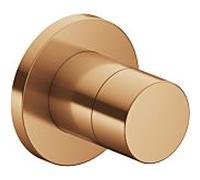 Keuco IXMO Armatur 59548, vanne dinversion 3 voies encastrÃ©e, rosace ronde, poignÃ©e Pure, sans fonction darrÃªt, Coloris: bronze brossÃ© - 59548030001