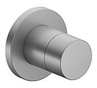 Keuco IXMO Armatur 59548, vanne dinversion 3 voies encastrÃ©e, rosace ronde, poignÃ©e Pure, sans fonction darrÃªt, Coloris: finition aluminium - 59548170001