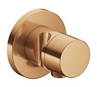 Keuco IXMO Pure inverseur 2 voies 59556030201 installation encastrée, rond, raccord de tuyau et support de douche, bronze brossé