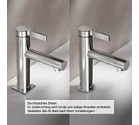 KEUCO Mitigeur lavabo monocommandé IXMO Pure - vidage à tirette, saillie 110 mm - Chromé