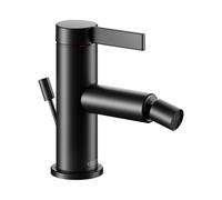 KEUCO IXMO Pure Mitigeur monocommandé pour bidet, avec vidage à tirette, saillie 110mm, 59509371000, Couleur: Noir Mat
