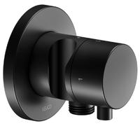 Keuco IXMO raccord coudé avec support noir 59557371201