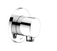 KEUCO – Raccord flexible IXMO DN15 59547010001 – Rosace ronde – Chromé