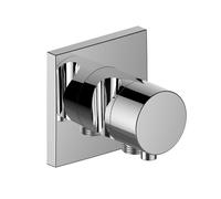 KEUCO Robinet d'arrêt encastré IXMO Comfort 59541011202 chromé rosace carrée raccord douche