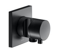 KEUCO Robinet d'arrêt encastré IXMO Comfort 59541371202, 1 consommateur, rosace carrée, noir mat