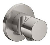 Keuco IXMO robinet d'arrêt et inverseur 2 voies 59557070201 installation encastrée, support de douche, poignée Pure, rond, finition inox