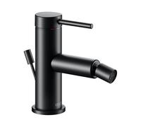 KEUCO Mitigeur bidet IXMO 59509372000 – Monocommande, saillie 110 mm, vidage à tirette – Noir mat