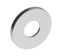 KEUCO Rosace murale surdimensionnée pour robinetterie thermostatique encastrée, ronde, 59553010091, Couleur: Chromé