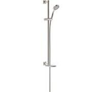 Keuco Ixmo set de douche 59587070902 Inox -finish / blanc, avec Inox douche, rosace carrée