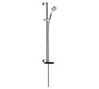 Keuco Ixmo set de douche 59587170911 finition aluminium / gris noir, avec mitigeur de douche, rosace ronde