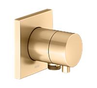 KEUCO IXMO kit de finition 59541251102 vanne d'arrêt à encastrer, carré, raccord de tuyau, pour 1 Verbraucher , laiton brossé