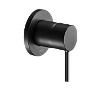 KEUCO Mitigeur monocommande encastré IXMO Soft 59551370201 – rosace ronde, noir mat