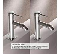 KEUCO Mitigeur lavabo IXMO Soft 59502012000 – projection 114 mm, garniture de vidage, chromé