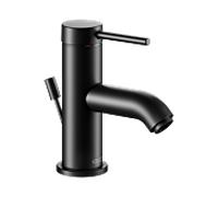 Keuco IXMO Soft mitigeur lavabo monocommande 59504372000 projection 94mm, avec garniture de vidage , noir mat