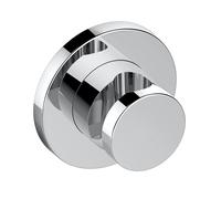KEUCO Support de douche IXMO 59591010001 – rosace ronde, utilisable à droite ou à gauche, chromé
