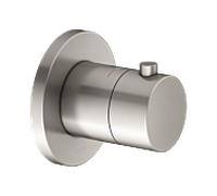 KEUCO IXMO Mitigeur thermostatique encastré, rosace ronde, 59553050001, Couleur: nickel brossé