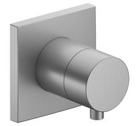 KEUCO IXMO Vanne d'inà encastrer pour 3 consommateurs avec poignée Comfort, sans arrêt, rosace carrée, 59548171002, Couleur: finition aluminium