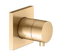 KEUCO IXMO Vanne d'inà encastrer pour 3 consommateurs avec poignée Comfort, sans arrêt, rosace carrée, 59548251002, Couleur: Laiton brossé