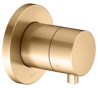 KEUCO IXMO Vanne d'inà encastrer pour 3 consommateurs avec poignée Comfort, sans arrêt, rosace ronde, 59548251001, Couleur: Laiton brossé