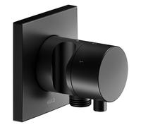 KEUCO Vanne d'inversion encastrée IXMO 59549371202 – 3 consommateurs, noir mat, poignée Comfort