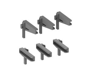 Keuco Jeu de taquets d’étagère (2 pièces) pour armoire de toilette, 90110000010,