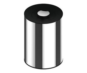 Keuco Keuco Abfallbehälter Plan 5 l, couvercle noir-gris, finition chrome Quantité:1