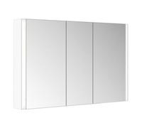 Keuco Keuco Armoire de toilette 3 portes Somaris 120x71x12,7cm, applique murale, blanc mat Quantité:1