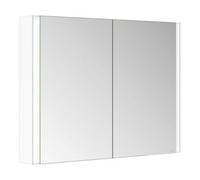Keuco Keuco Armoire miroir 2 portes Somaris 100x71x12,7cm, blanc mat, applique murale Quantité:1