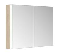 Keuco Keuco Armoire miroir 2 portes Somaris 100x71x12,7cm, décor œuf clair, montage mural Quantité:1
