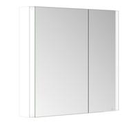 Keuco Keuco Armoire miroir 2 portes Somaris 80x71x12,7 cm, blanc mat, applique, asymétrique Quantité:1