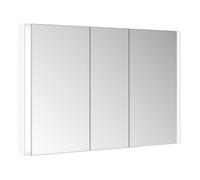 Keuco Keuco Armoire miroir 3 portes Somaris 120x71x11,5 cm, encastré mural, blanc mat Quantité:1