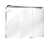 Keuco Royal L1 armoire de toilette 13606171302 teinté argent-anodisé, 1300x742x150mm