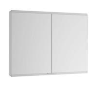 Keuco Royal Modular 2. 1930 miroir 800200090000300 900 x 700 x 120 mm, 2000 douille, 2000 point double chargement USB, intégré dans le mur, deux portes