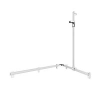 Keuco Keuco AXESS AL poignée de douche si-el/vc, 850/1150mm, avec support mural, droite Quantité:1