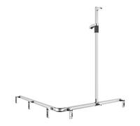 Keuco Keuco AXESS Barre de douche AL si-el/vc, 1150/1150mm, avec support, gauche AF Quantité:1