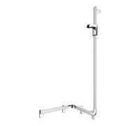 Keuco Keuco AXESS Barre de douche AL si-el/vc, 550 mm, avec support mural, droite Quantité:1