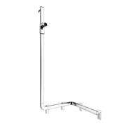 Keuco Keuco AXESS Barre de douche chromée, 550 mm, avec barre de douche, version gauche Quantité:1