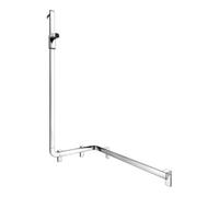 Keuco Keuco AXESS Barre de douche chromée 850 mm, avec barre de douche, version gauche Quantité:1