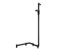 Keuco Keuco AXESS Barre de douche noire, 550 mm, avec barre de douche, version droite Quantité:1