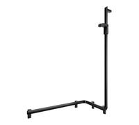 Keuco Keuco AXESS Barre de douche noire, 850 mm, avec support de douche, version droite Quantité:1