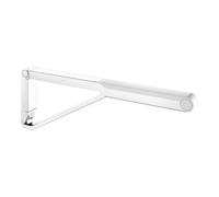 Keuco Keuco AXESS Poignée d'appui rabattable WC chromé/blanc, 700 mm Quantité:1