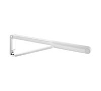 Keuco Keuco AXESS Poignée d'appui WC rabattable Aluminium argenté anodisé/blanc, 850 mm Quantité:1