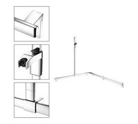 Keuco Keuco AXESS vc barre de douche, 1150/1150 mm, avec barre de douche, version gauche Quantité:1